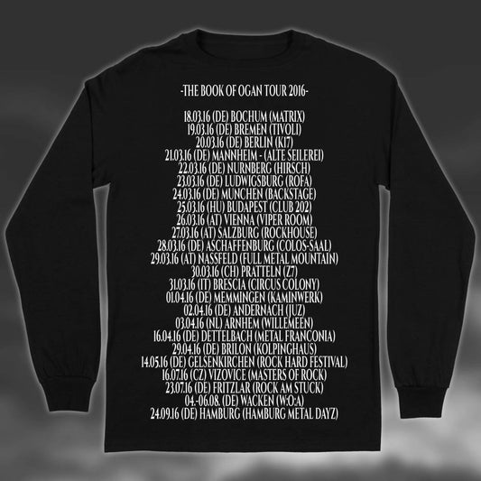 BOOK OF OGAN TOUR LONGSLEEVE