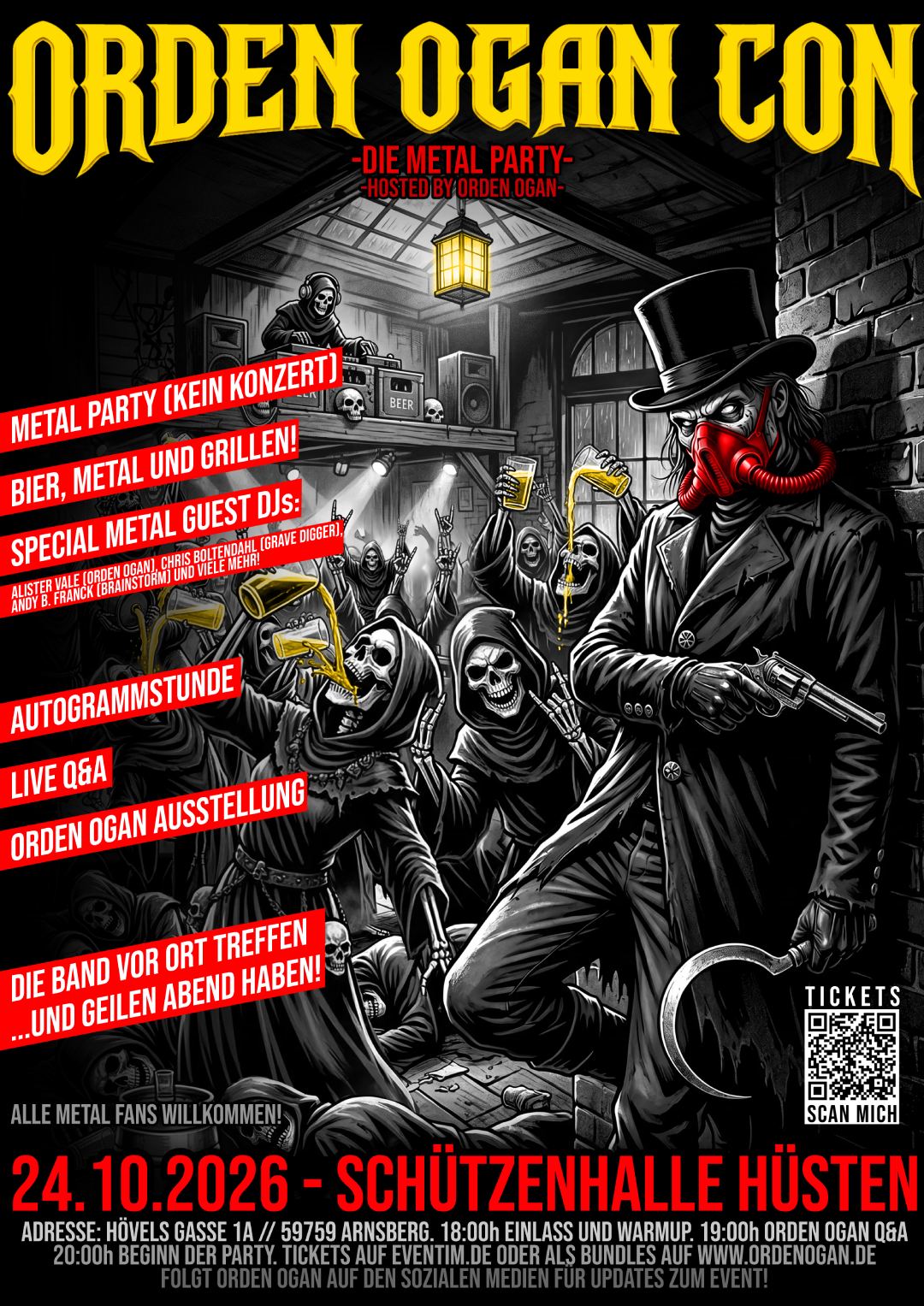 ORDEN OGAN CON STANDARD TICKET