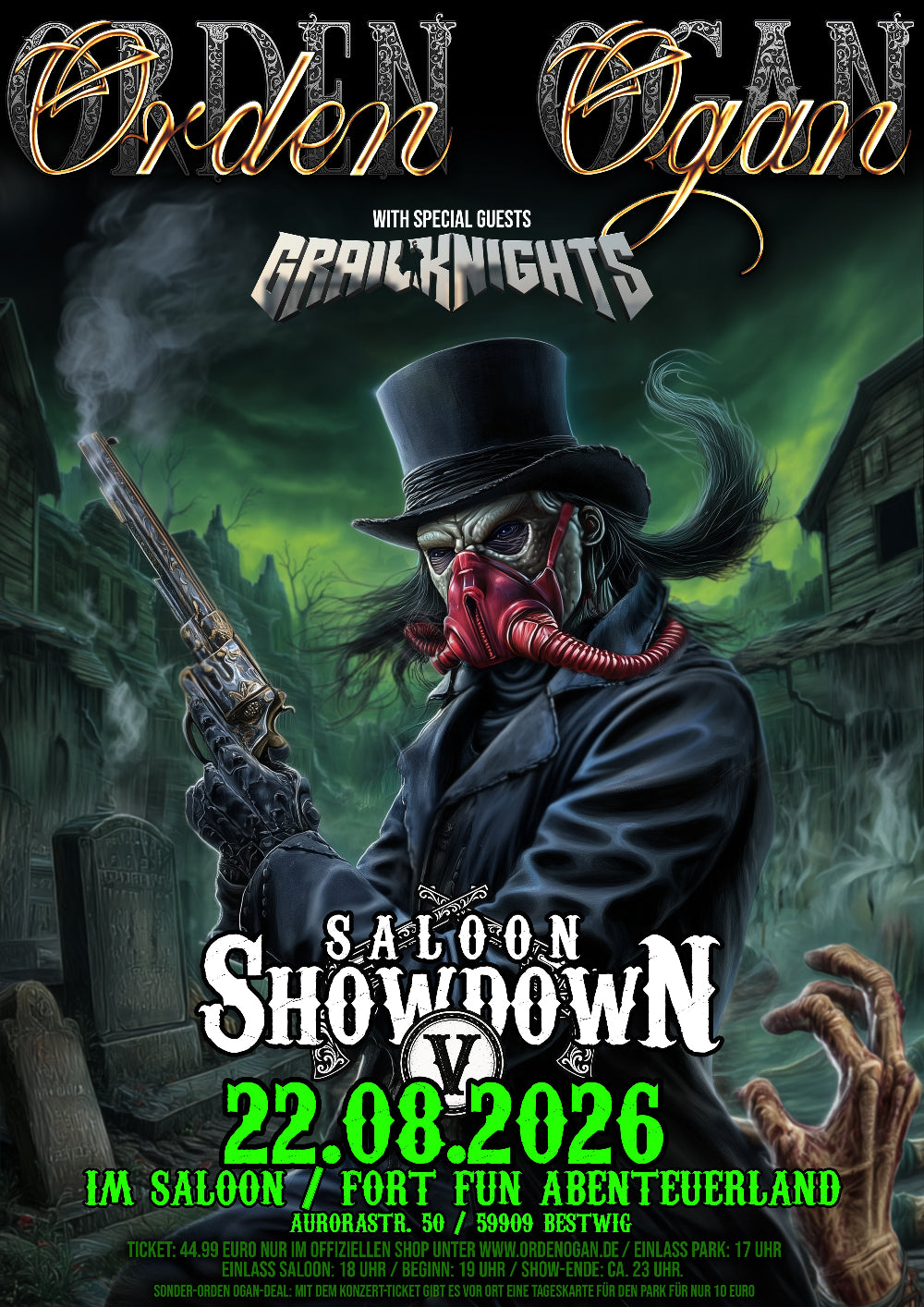 SALOON SHOWDOWN V TICKET