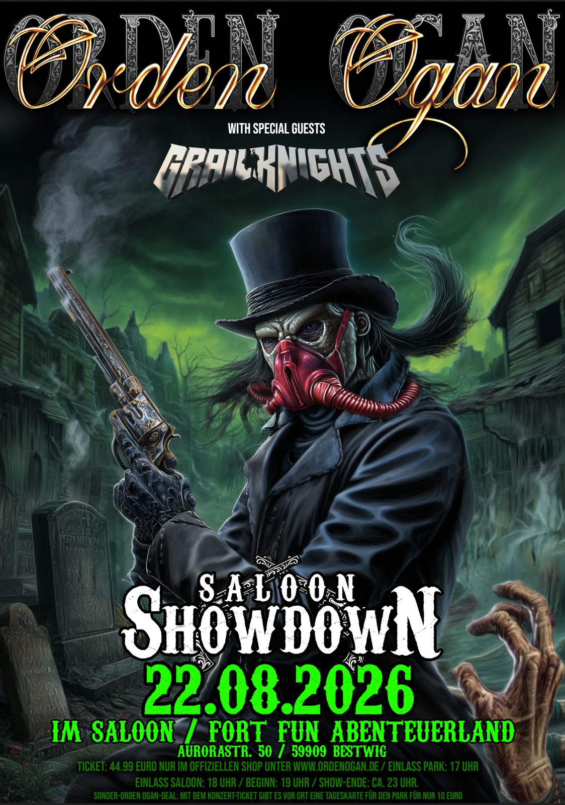 TICKET + ZIPPER BUNDLE SALOON SHOWDOWN V