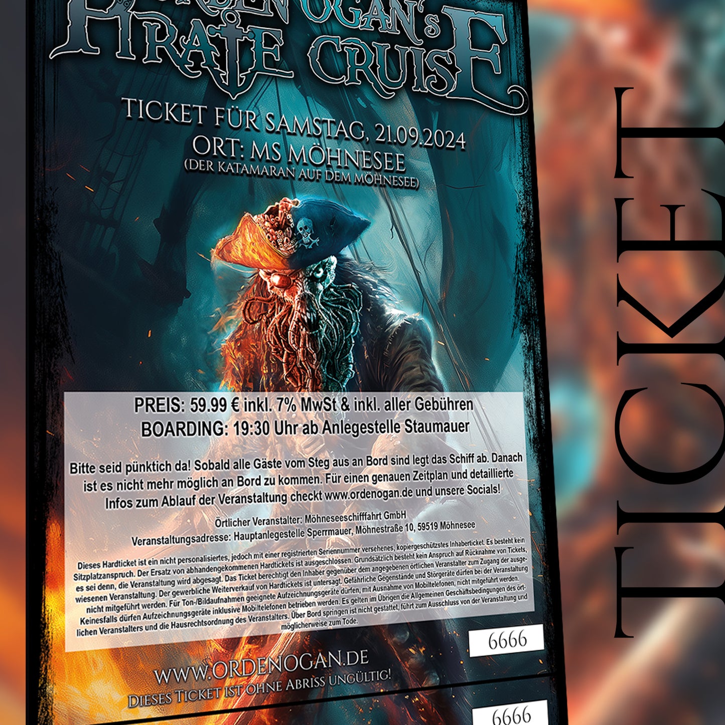 PIRATE CRUISE III Ticket