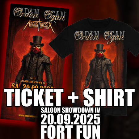 TICKET + SHIRT Bundle "SALOON SHOWDOWN" - 20.09.2025 - SALOON FORT FUN