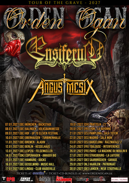 LORDS OF THE GRAVE TICKET + SIGNED CD BUNDLE