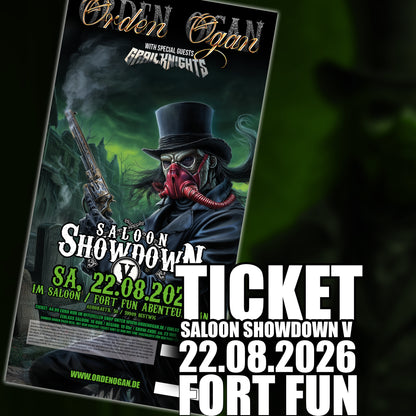 SALOON SHOWDOWN V TICKET