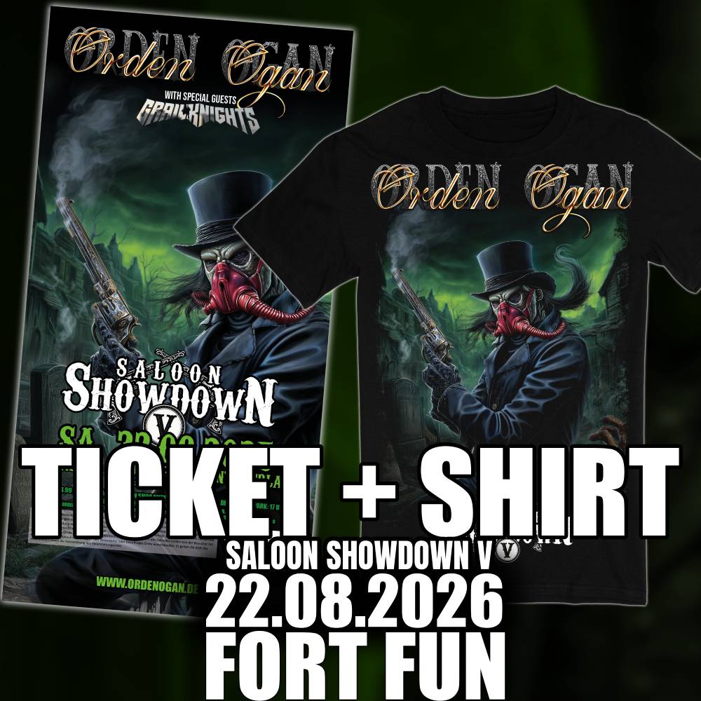 SALOON SHOWDOWN V TICKET + T-SHIRT BUNDLE