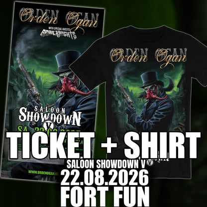 SALOON SHOWDOWN V TICKET + T-SHIRT BUNDLE
