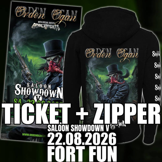 TICKET + ZIPPER BUNDLE SALOON SHOWDOWN V