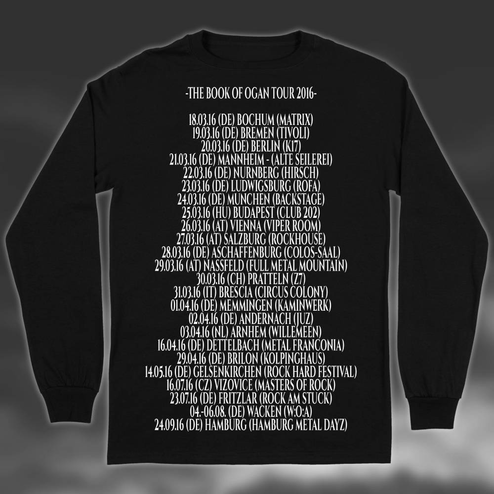 BOOK OF OGAN TOUR LONGSLEEVE