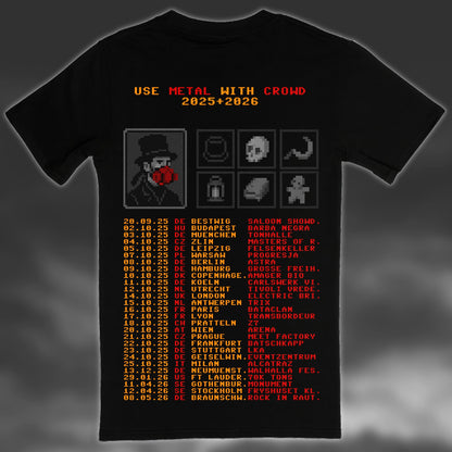 USE METAL WITH CROWD TOUR T-SHIRT