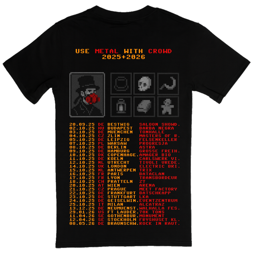 USE METAL WITH CROWD TOUR T-SHIRT