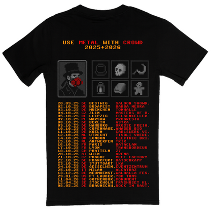 USE METAL WITH CROWD TOUR T-SHIRT
