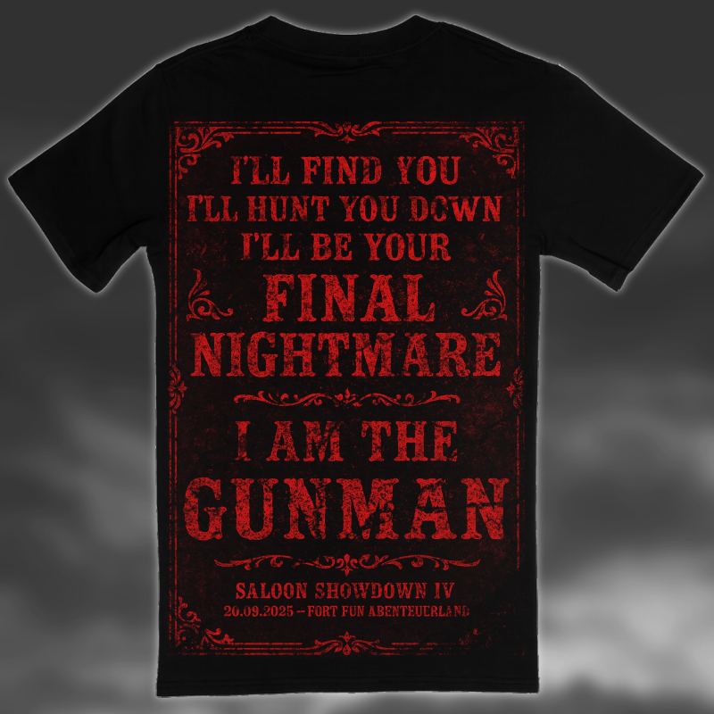 SALOON SHOWDOWN IV T-SHIRT