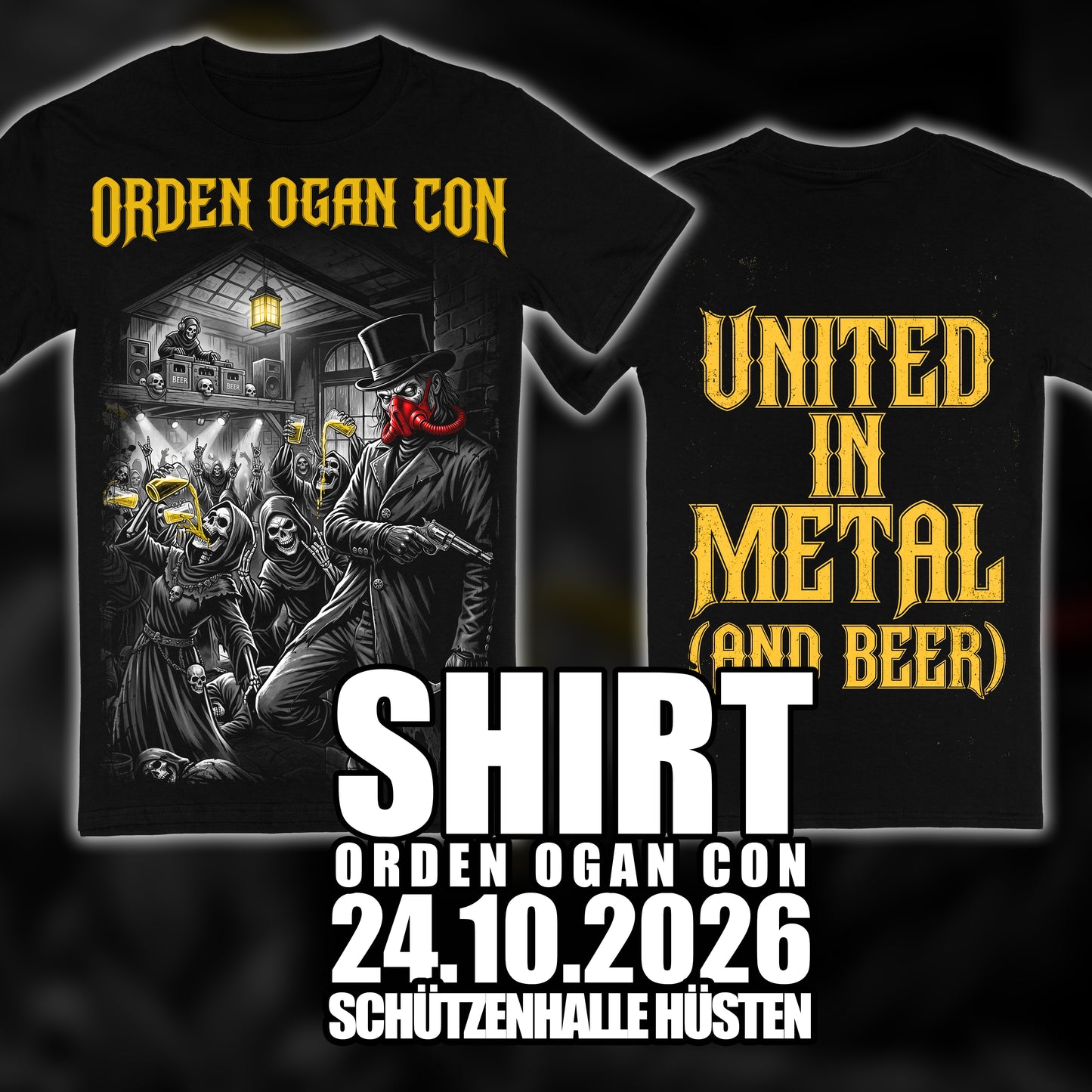 ORDEN OGAN CON TICKET + EVENTSHIRT BUNDLE