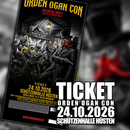 ORDEN OGAN CON TICKET + EVENTSHIRT BUNDLE