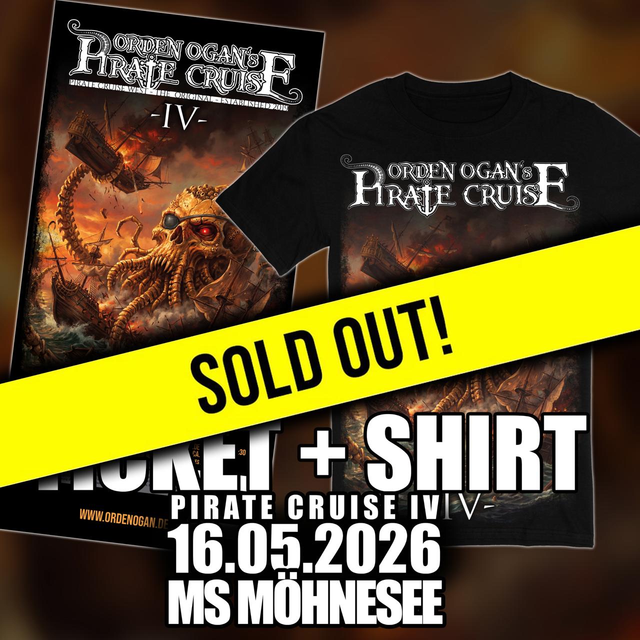 PIRATE CRUISE IV TICKET + T-SHIRT BUNDLE