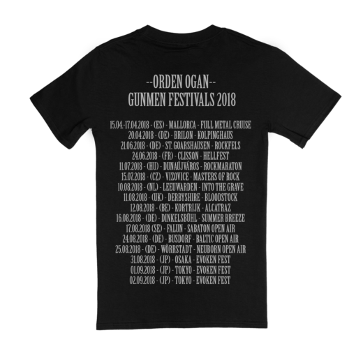 T-Shirt – Gunmen Festival Tour 2018