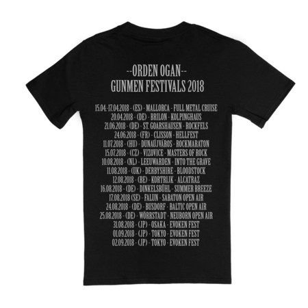 T-Shirt – Gunmen Festival Tour 2018